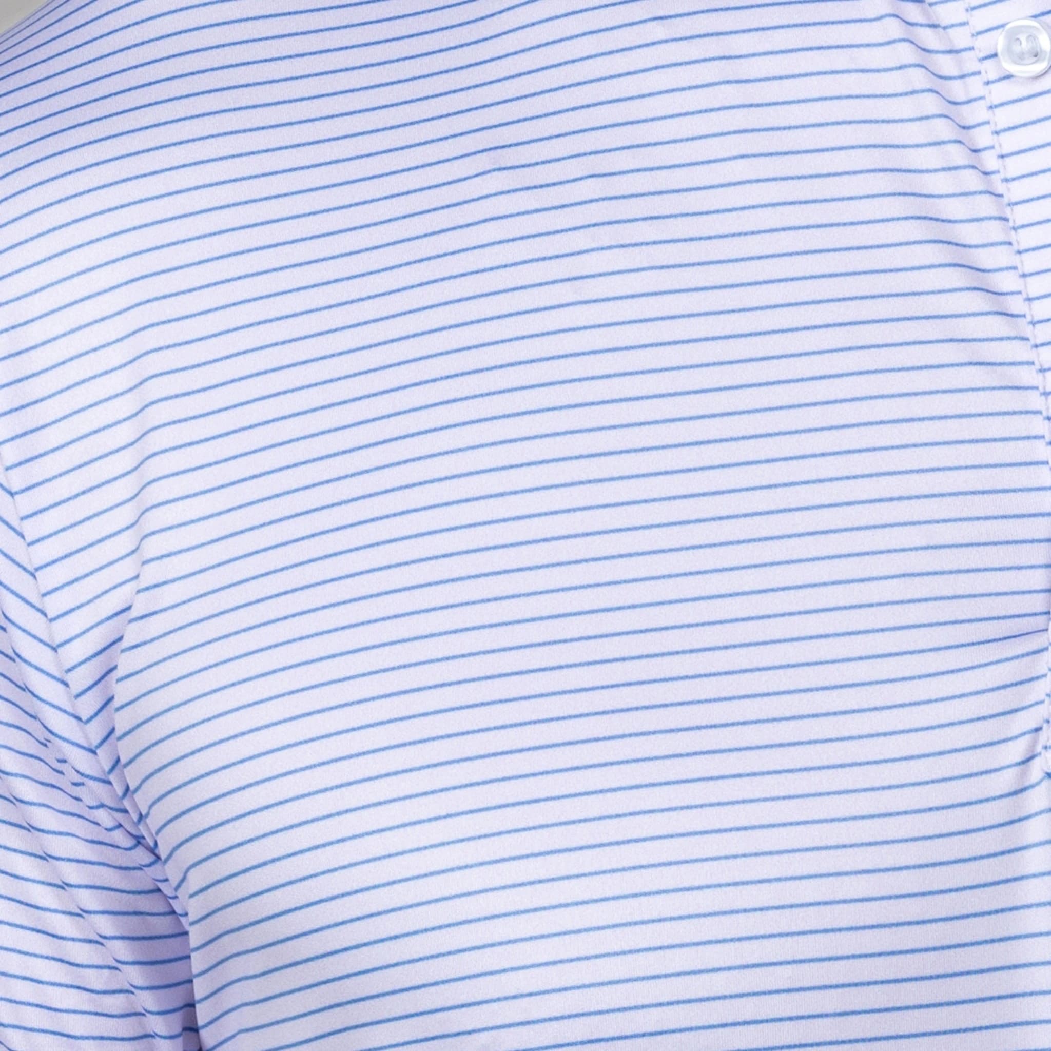 Camden White with Blue Stripe