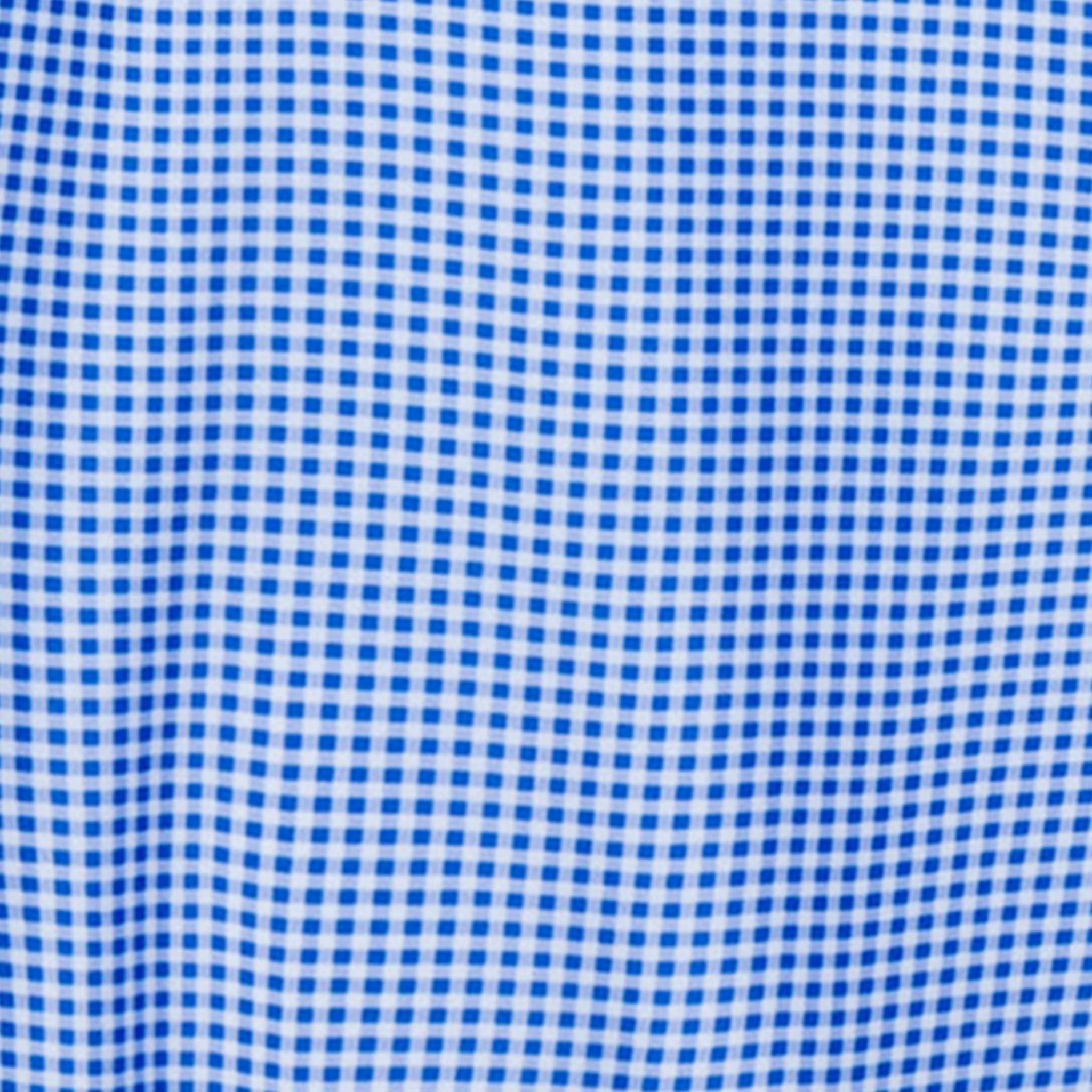 Blue Micro Gingham